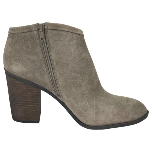 Lucky Brand Salza Brindle Suede Leather Womens Ankle Boots Size 11M - Picture 4 of 12